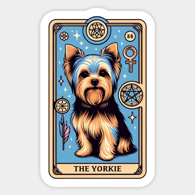 The Yorkie Sticker by L.C. Tarot